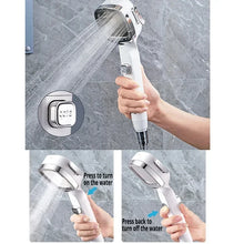 High Pressure Shower Head Water Saving 3-Modes Shower Heads Adjustable Water Massage Sprayer Home Bathroom Accessories